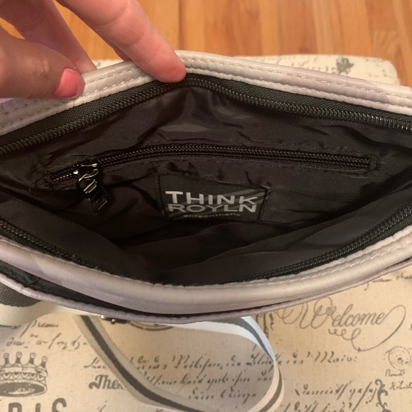 Think Royln light camouflage cross body with small pouch attached - Picture 2 of 5